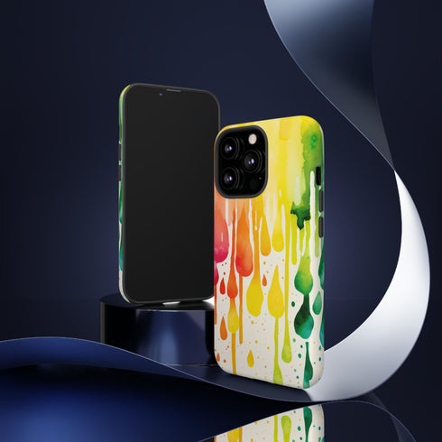 Rainbow Spring Showers - Impact Resistant Phone Case
